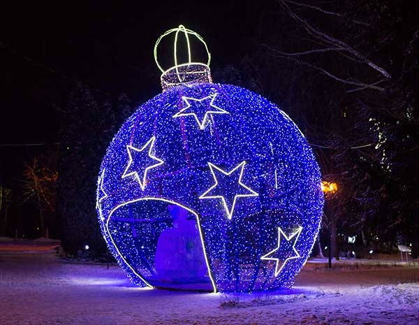 Новогодний декор в Кемерово